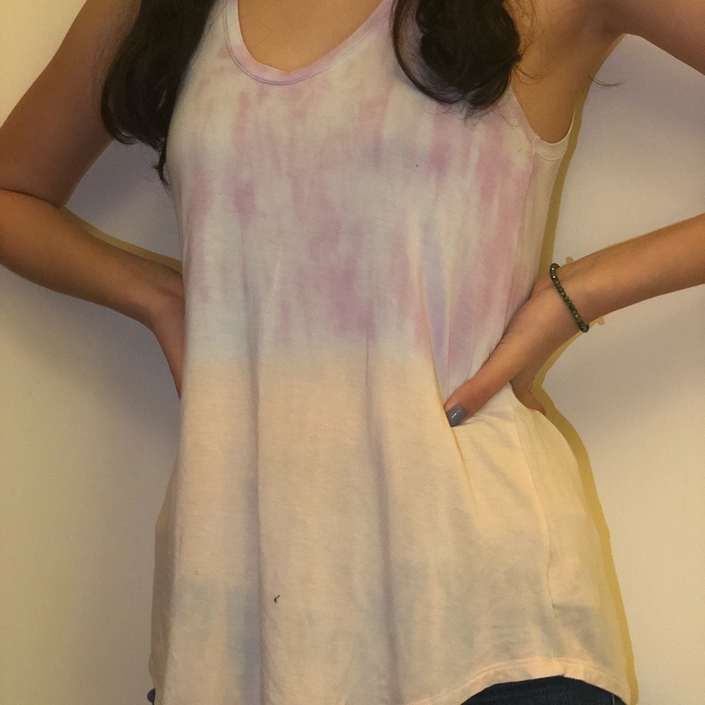 american eagle soft and sexy tie dye tank